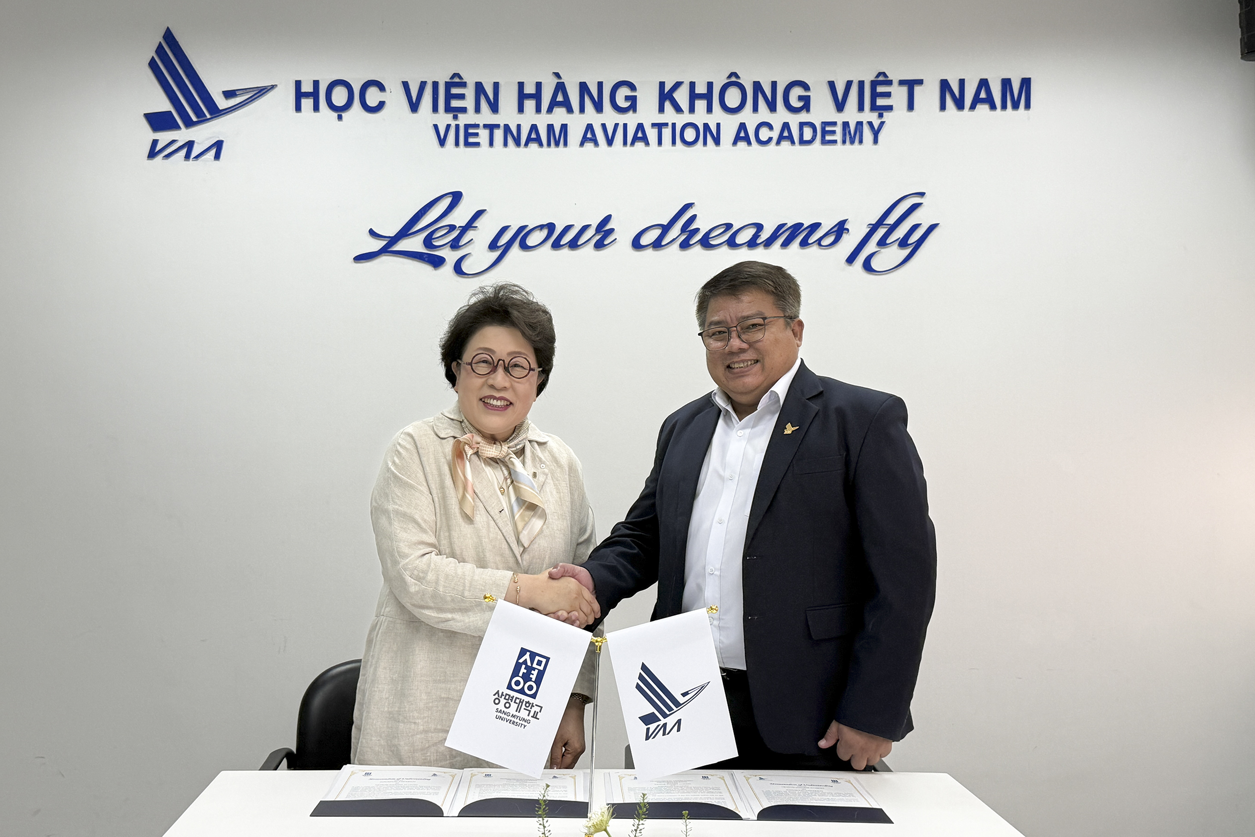 ▲베트남항공대학과 교류협정 체결(사진: 상명대학교)